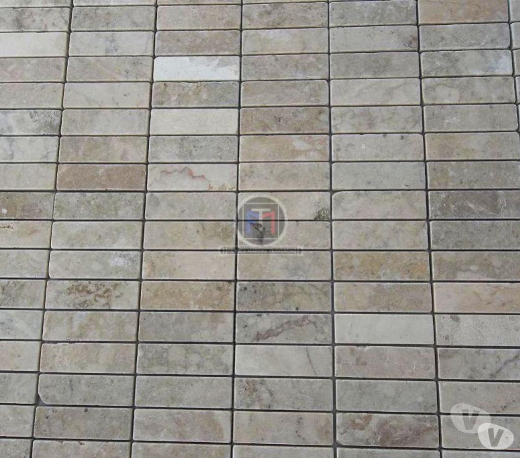 Décoration - art Var Forcalqueiret - 83136 - Photos Vivastreet Marbre Marfil Beige Cappuccino Mosaïque 3x10cm