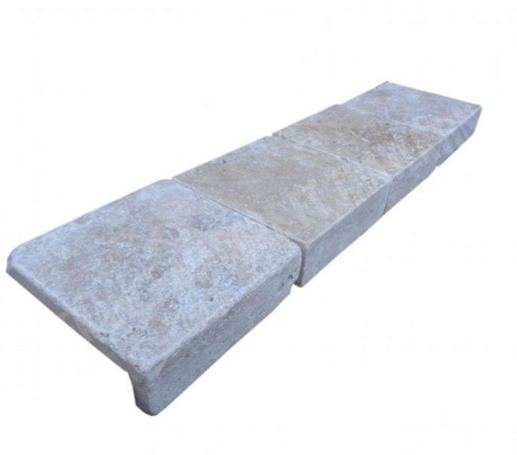  Var Forcalqueiret - 83136 - Photos Vivastreet Travertin Walnut Noisette Nez de Marche Droit 10x10 cm