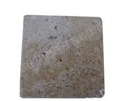 Travertin Walnut Nez de Marche Angle Droit 10x10 cm