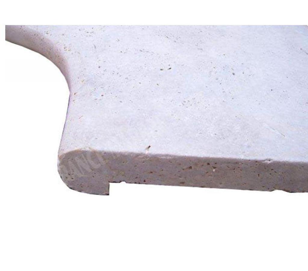  Var Forcalqueiret - 83136 - Photos Vivastreet Travertin Beige Nez de Marche Angle Rentrant Arrondi 60x60cm