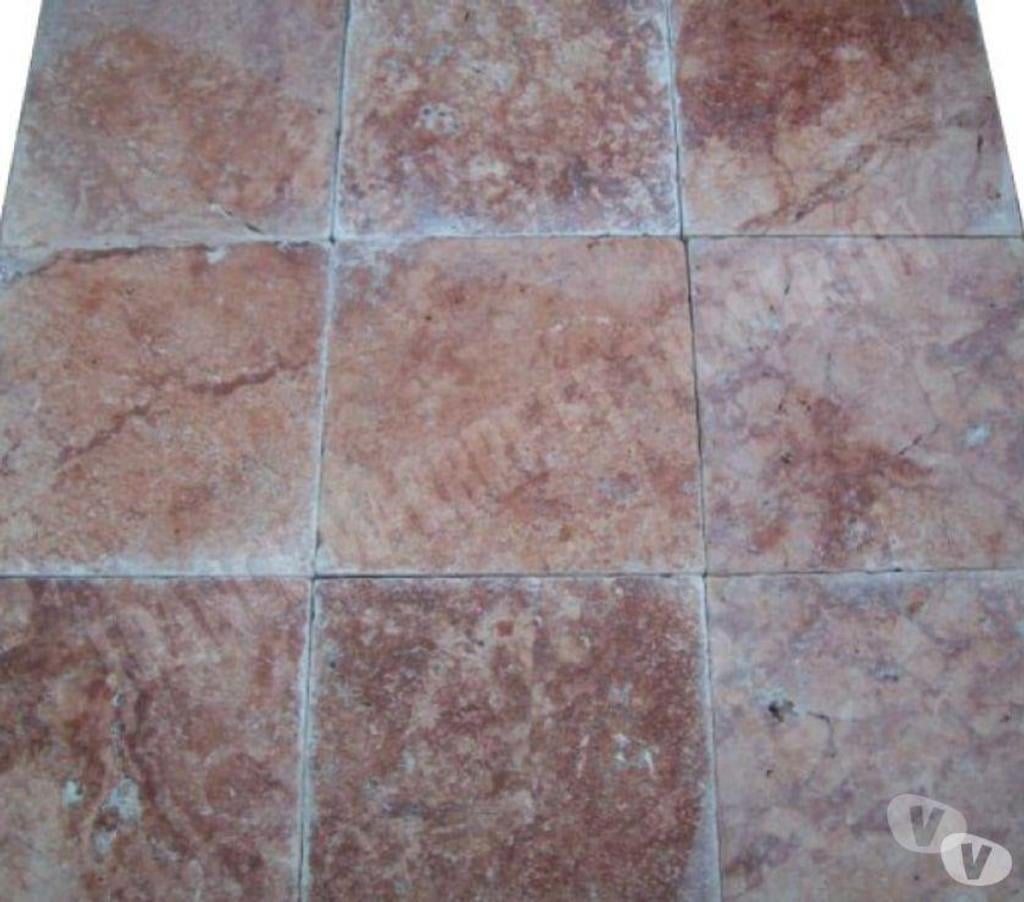  Var Forcalqueiret - 83136 - Photos Vivastreet Travertin Rose Rouge 40x40 cm