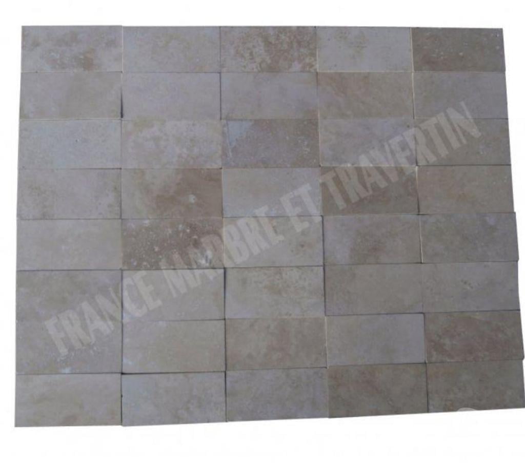  Var Forcalqueiret - 83136 - Photos Vivastreet Travertin Classique Clair 7,5x15 cm Adoucie 1er Choix