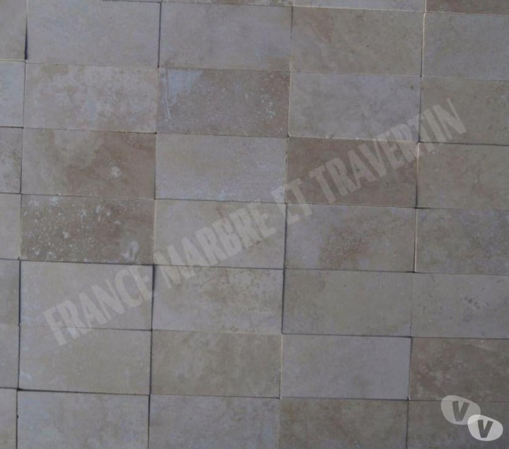  Var Forcalqueiret - 83136 - Photos Vivastreet Travertin Classique Clair 7,5x15 cm Adoucie 1er Choix