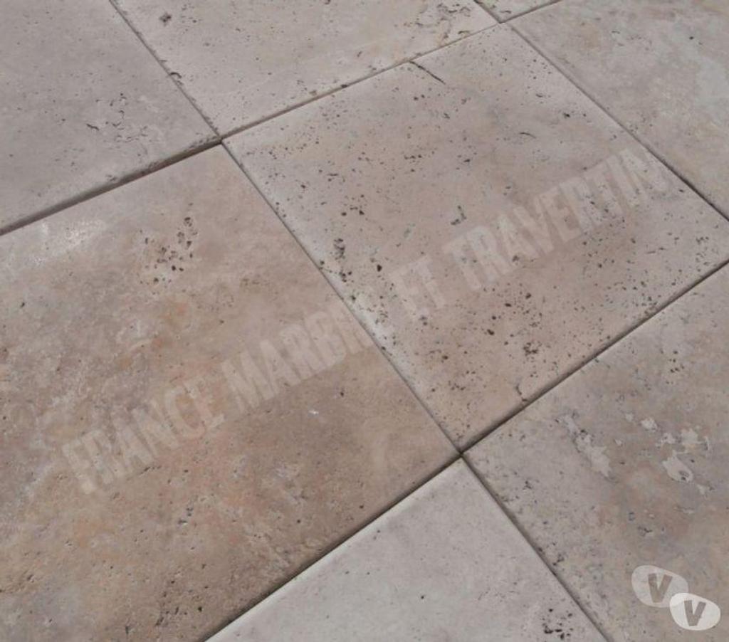  Var Forcalqueiret - 83136 - Photos Vivastreet Travertin Classique Beige 45x45 cm Brossé 1er Choix