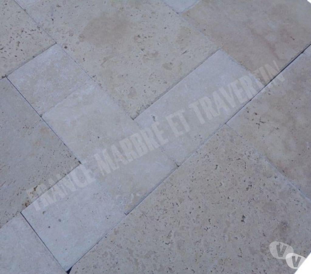  Var Forcalqueiret - 83136 - Photos Vivastreet Travertin Classique Clair Opus Romain Brossé