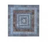  Travertin Mixte Rosaces 61 x 61 cm