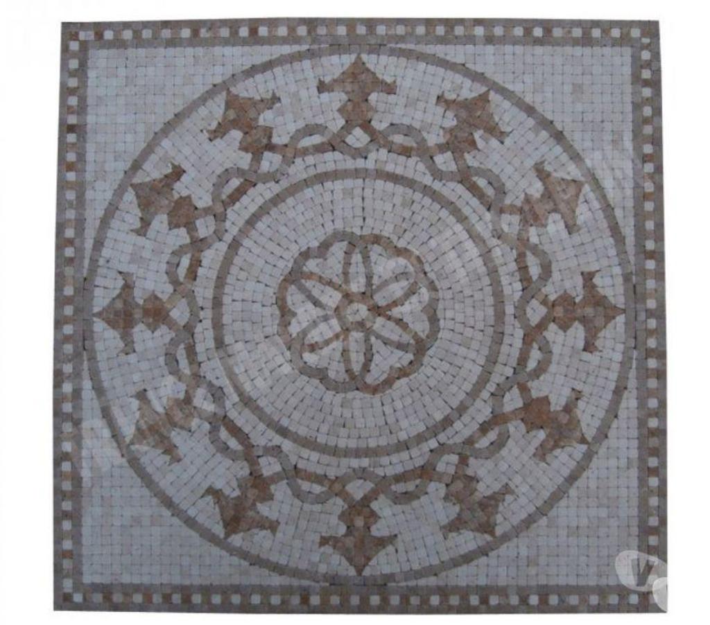 Décoration - art Var Forcalqueiret - 83136 - Photos Vivastreet Travertin Mixte Micro Rosaces 61 x 61 cm