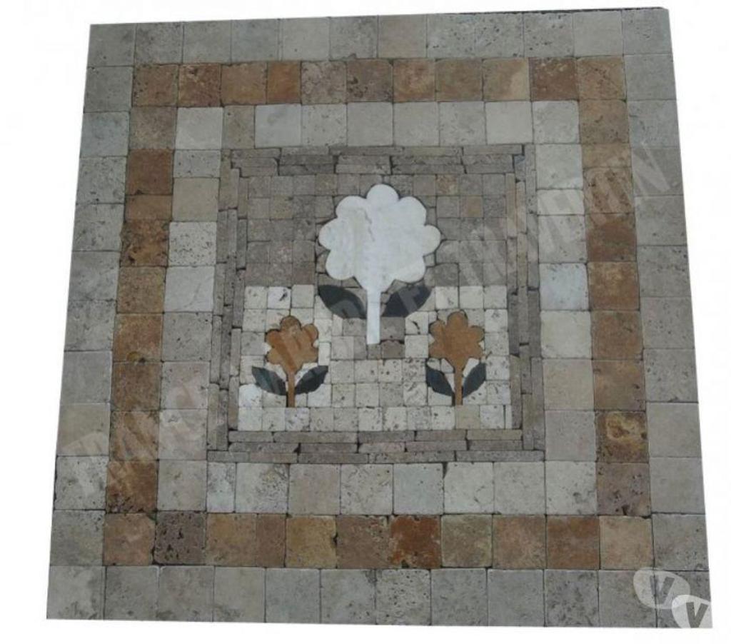  Var Forcalqueiret - 83136 - Photos Vivastreet Travertin Mixte Rosaces Images 61 x 61 cm