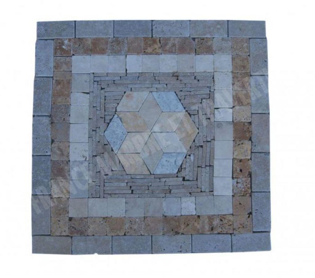  Var Forcalqueiret - 83136 - Photos Vivastreet Travertin Mixte Rosaces 61 x 61 cm