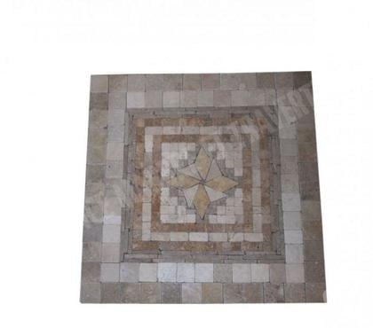 Bricolage - Jardin - Outillage Forcalqueiret Var - Photos Vivastreet Travertin Mixte Rosaces 61 x 61 cm