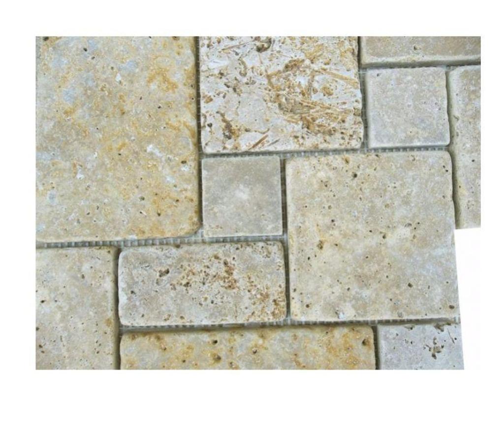  Bouches-du-Rhône Lancon Provence - 13680 - Photos Vivastreet Travertin Mosaique Jaune Big Opus Romain Rustique Antique