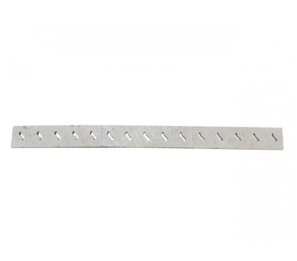 Décoration - art Var Forcalqueiret - 83136 - Photos Vivastreet Travertin Classique Grille Serpent 12,5x50 cm REF 1691