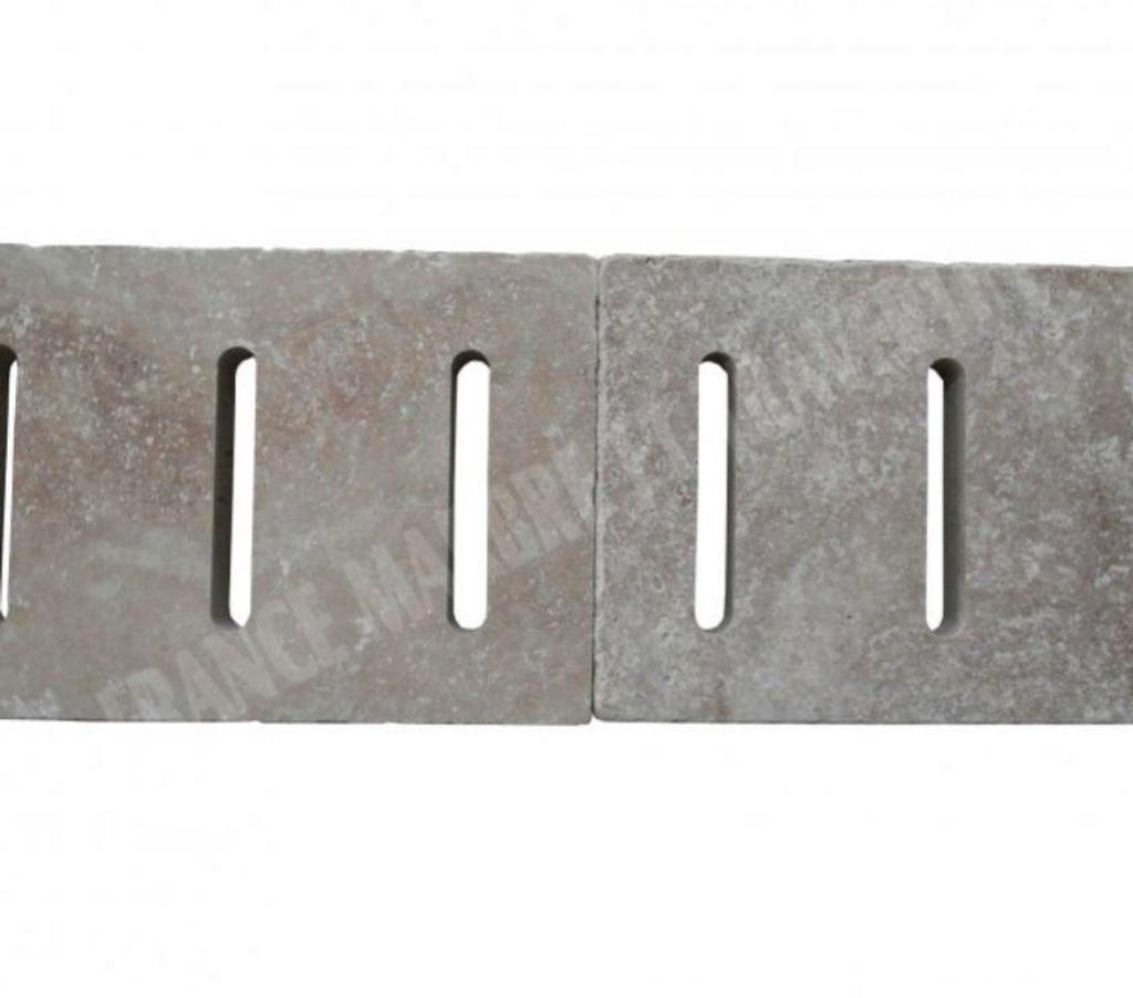 Décoration - art Var Forcalqueiret - 83136 - Photos Vivastreet Travertin Classique Grille Rainure 25x61 cm REF 856