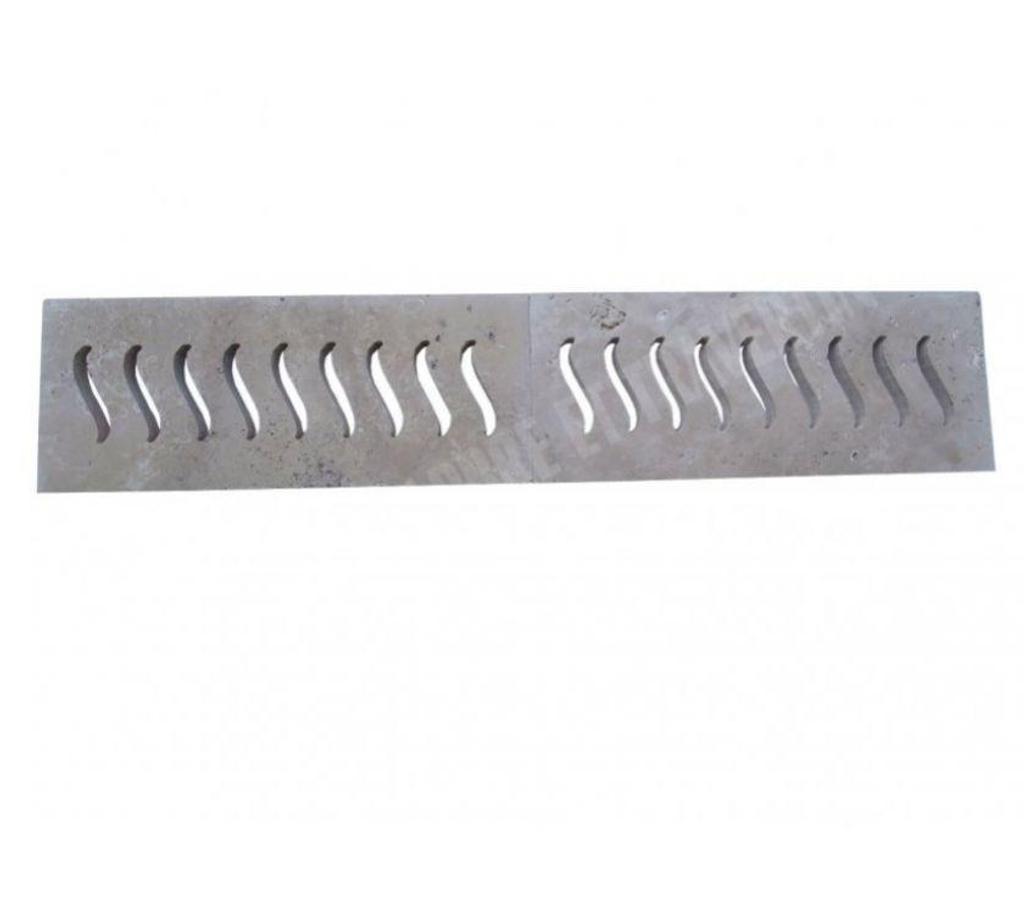 Décoration - art Var Forcalqueiret - 83136 - Photos Vivastreet Travertin Classique Grille Serpente 25x61 cm REF 859