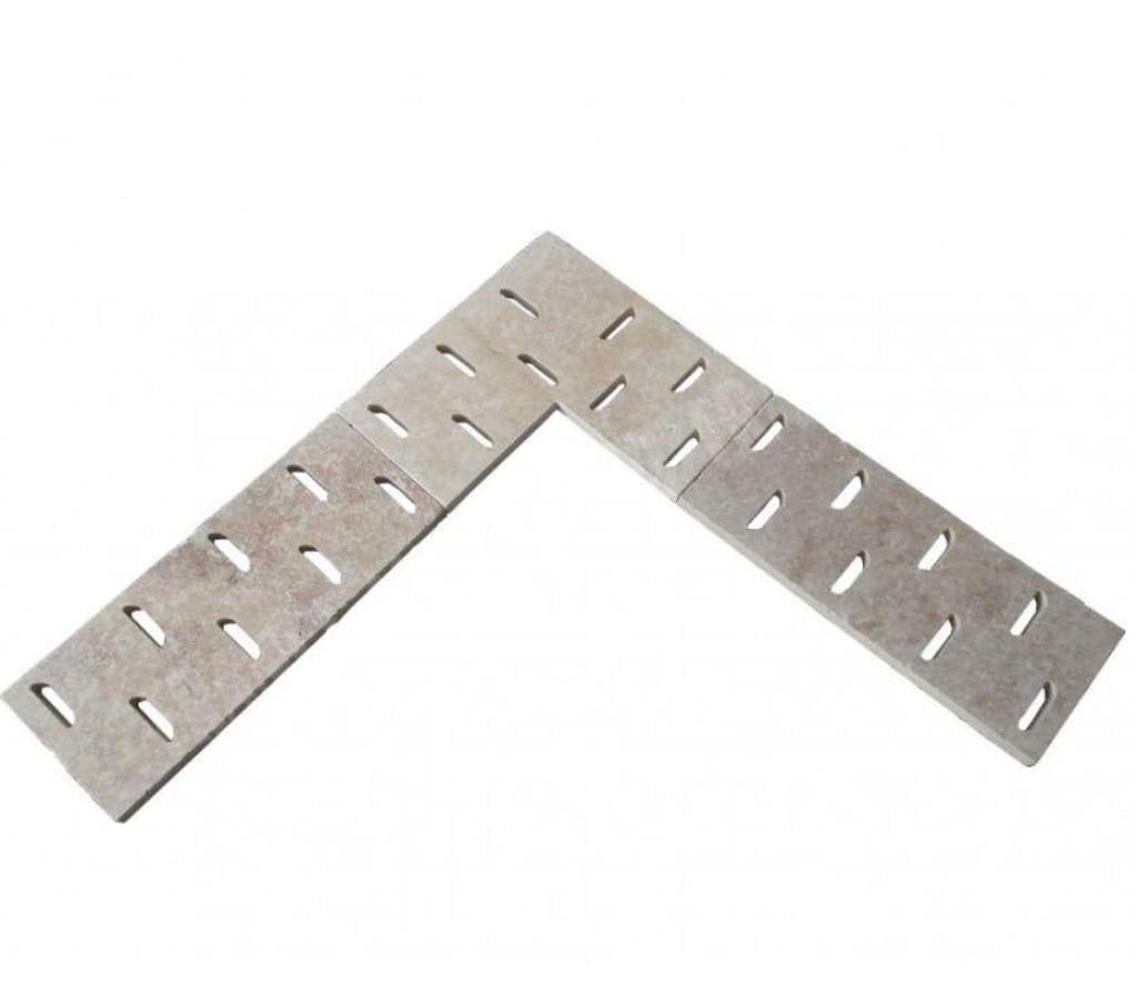 Décoration - art Var Forcalqueiret - 83136 - Photos Vivastreet Travertin Classique Grille Angle D 50x50 cm