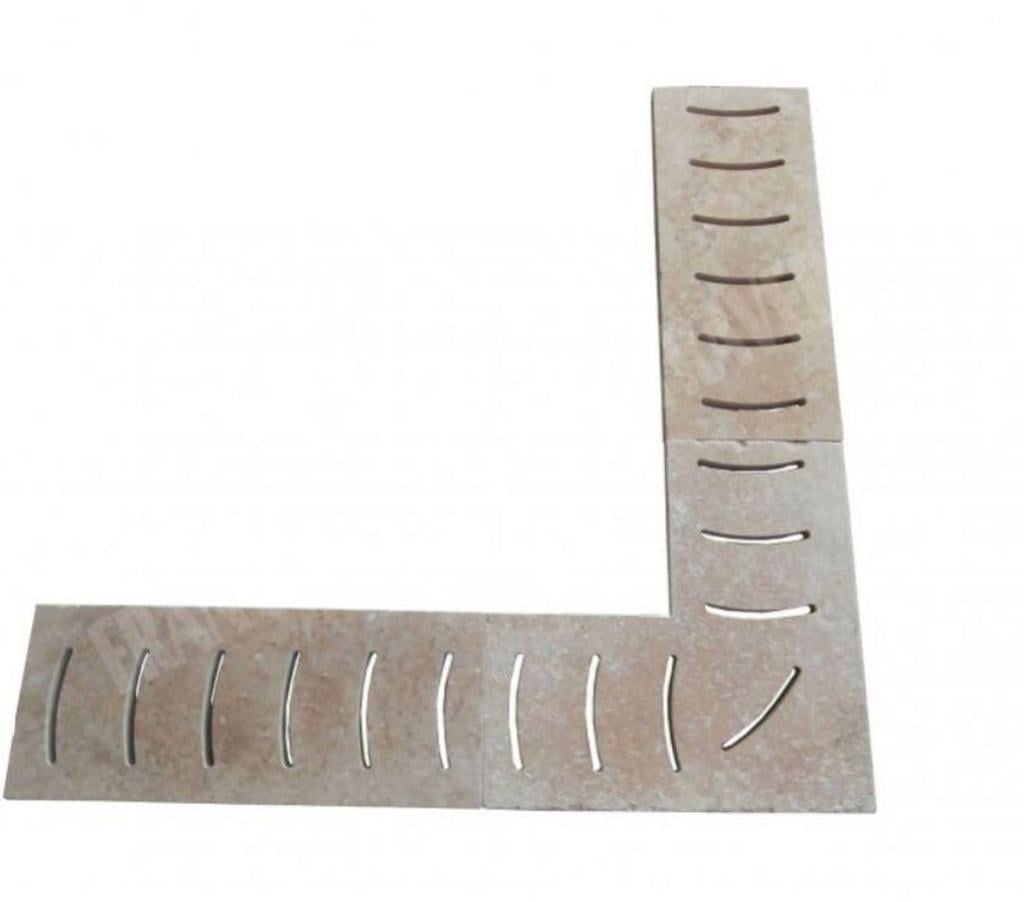 Décoration - art Var Forcalqueiret - 83136 - Photos Vivastreet Travertin Classique Grille Angle C 50x50 cm