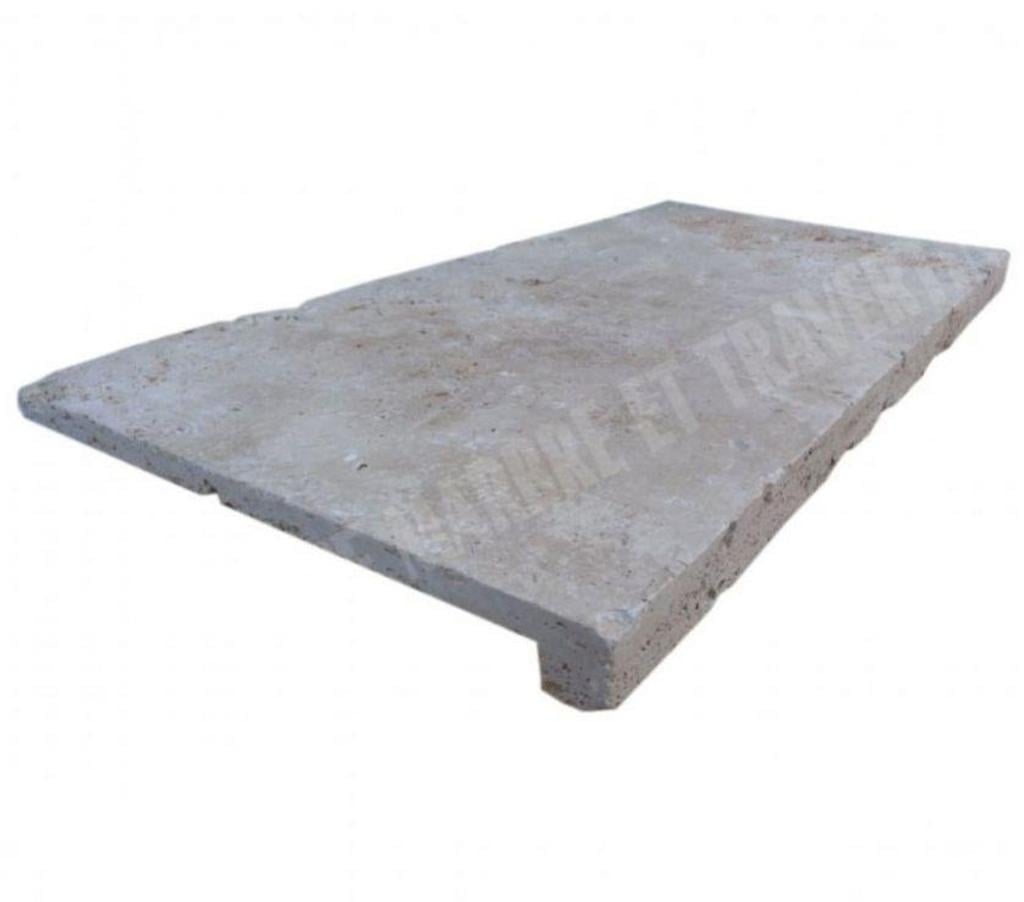 Décoration - art Var Forcalqueiret - 83136 - Photos Vivastreet Travertin Classique Nez de Marche Droit 30x60 cm 