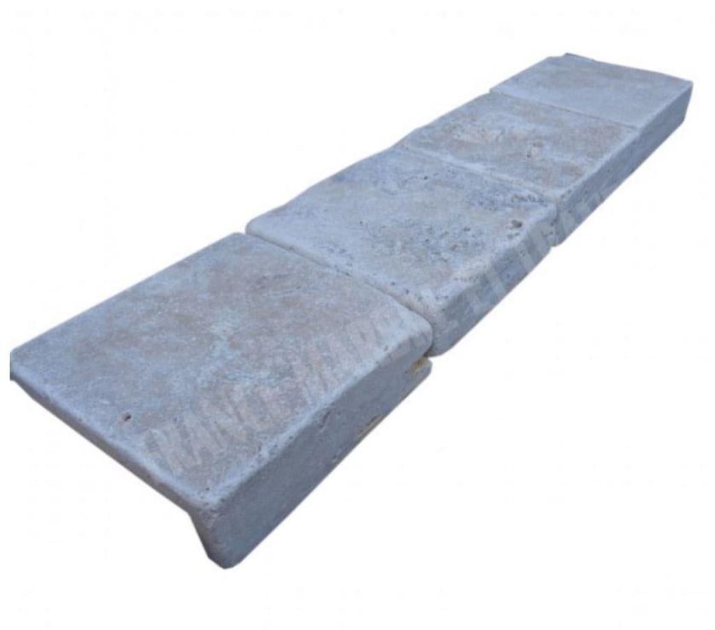 Décoration - art Var Forcalqueiret - 83136 - Photos Vivastreet Travertin Classique Nez de Marche Droit 10x10 cm