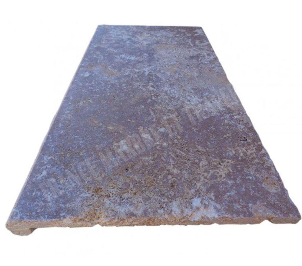  Var Forcalqueiret - 83136 - Photos Vivastreet Travertin Walnut Noisette Nez de Marche Arrondi 30x60 cm