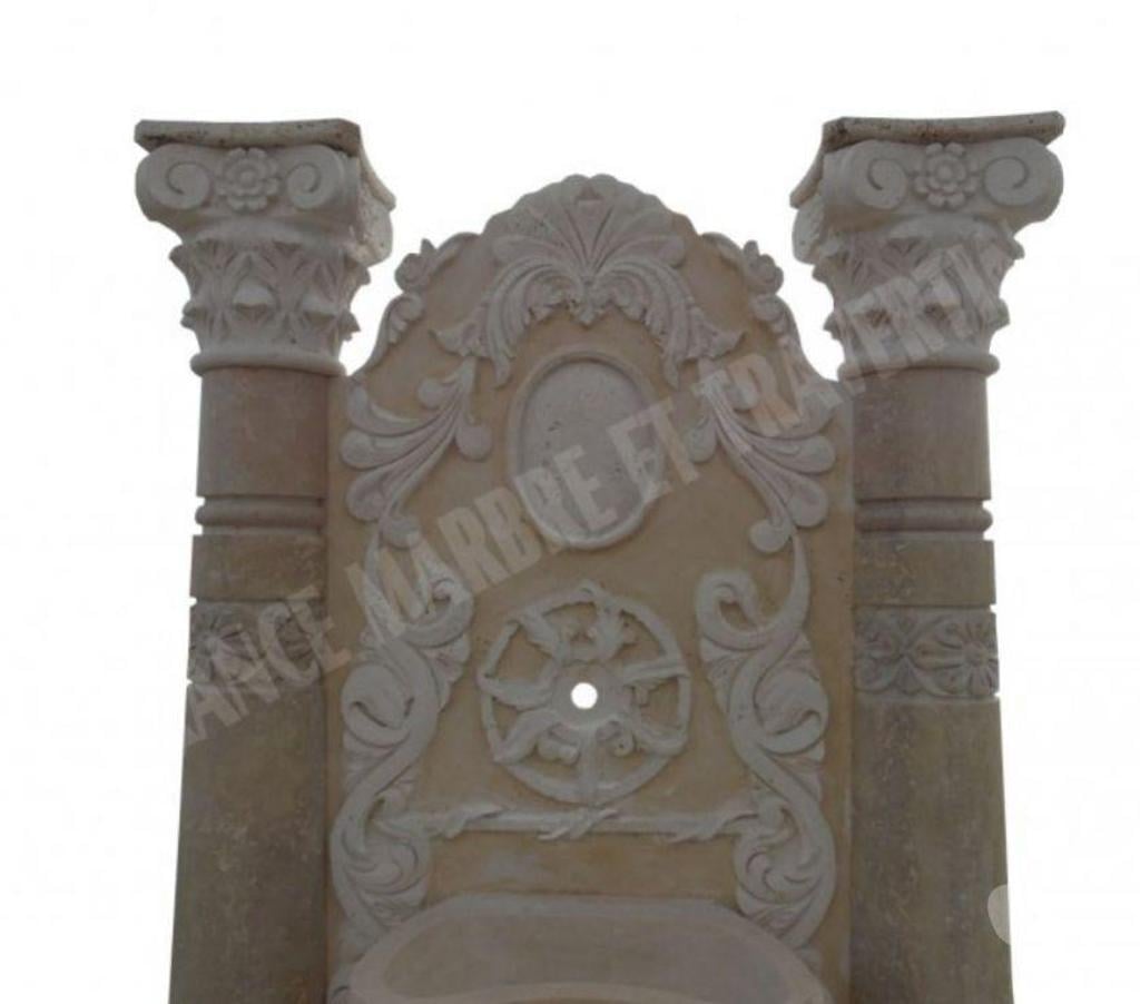 Décoration - art Var Forcalqueiret - 83136 - Photos Vivastreet Travertin Classique Beige Fontaine