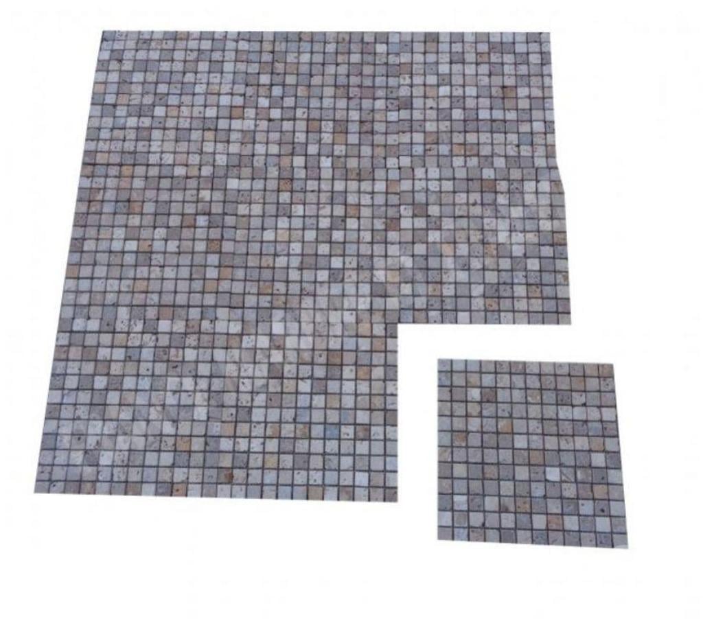 Décoration - art Var Forcalqueiret - 83136 - Photos Vivastreet Travertin Mixte Mosaique 2,3x2,3cm Rustique