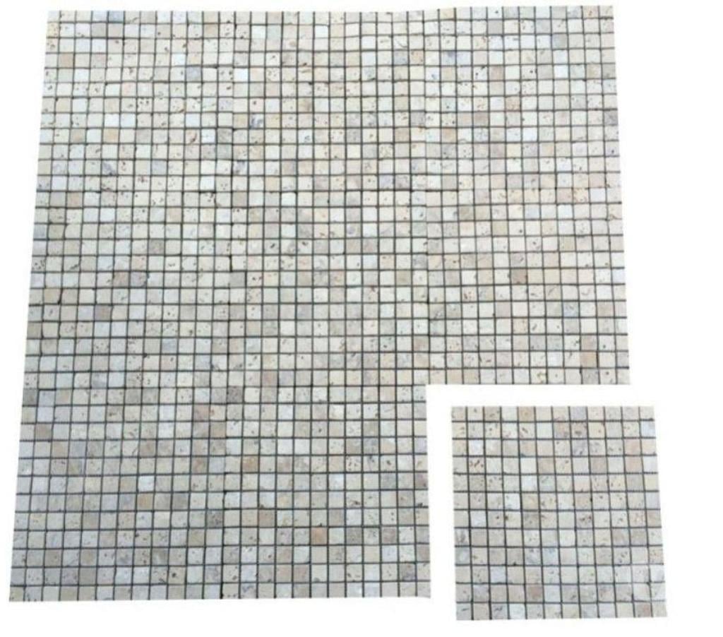 Décoration - art Var Forcalqueiret - 83136 - Photos Vivastreet Travertin Classique Mosaique 2,3x2,3cm Rustique