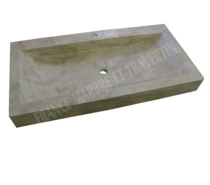 Bricolage - Jardin - Outillage Forcalqueiret Var - Photos Vivastreet Travertin Classique Beige Évier 1 Bac 100x50 cm