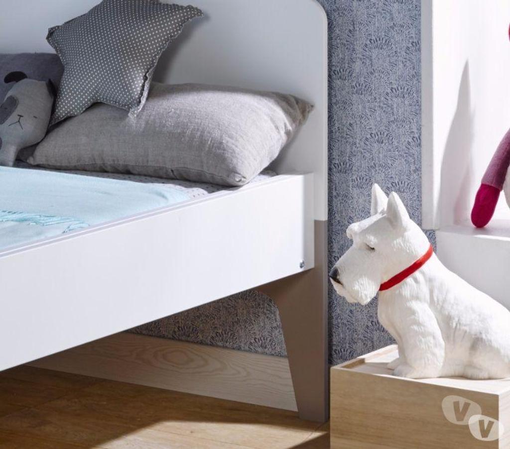 Ameublement & art de la table Nord Tourcoing - 59200 - Photos Vivastreet Lit évolutif 90x140190 Celeste blanc lin 