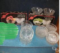 Lots de Coupelles à dessert en verre