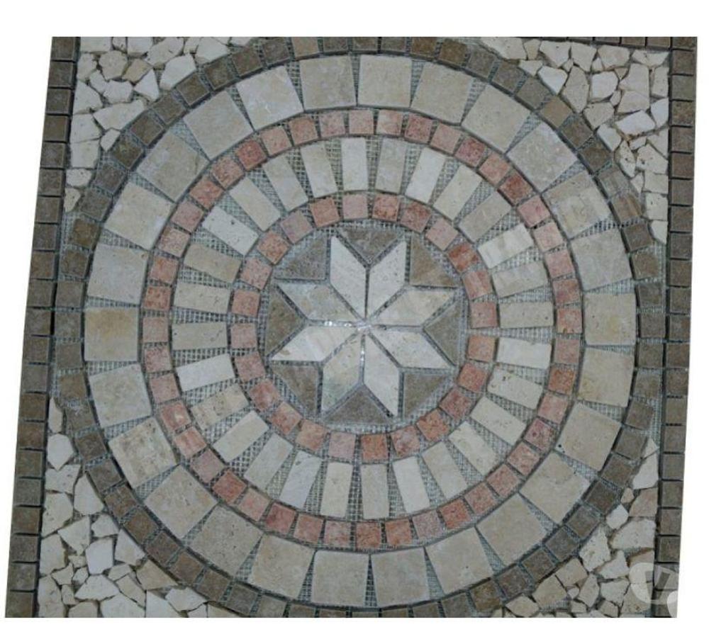 Var Forcalqueiret - 83136 - Photos Vivastreet Travertin Mixte Rosaces 61 x 61 cm