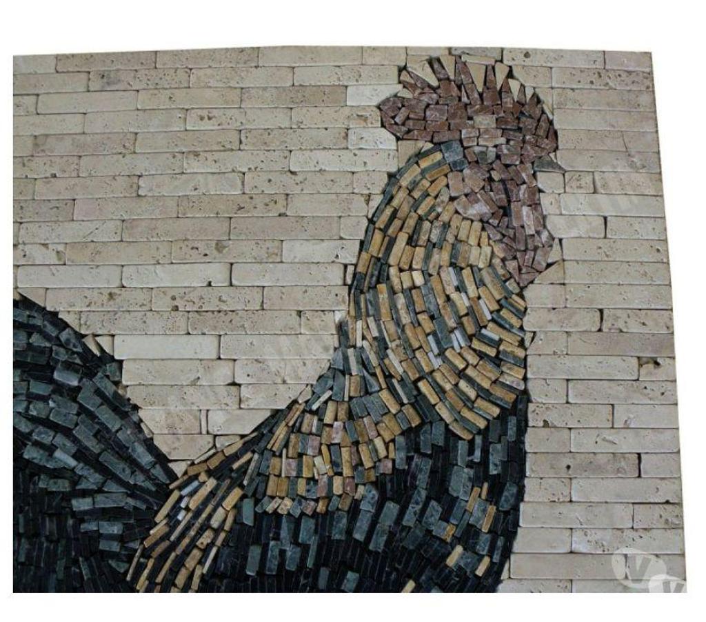 Var Forcalqueiret - 83136 - Photos Vivastreet Travertin Rosaces Coq sur filet 61 x 61 cm