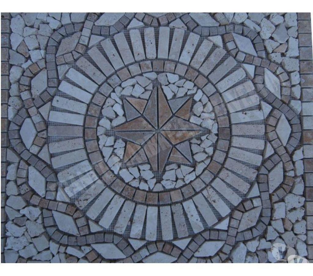 Var Forcalqueiret - 83136 - Photos Vivastreet Travertin Mixte Rosaces 61 x 61 cm