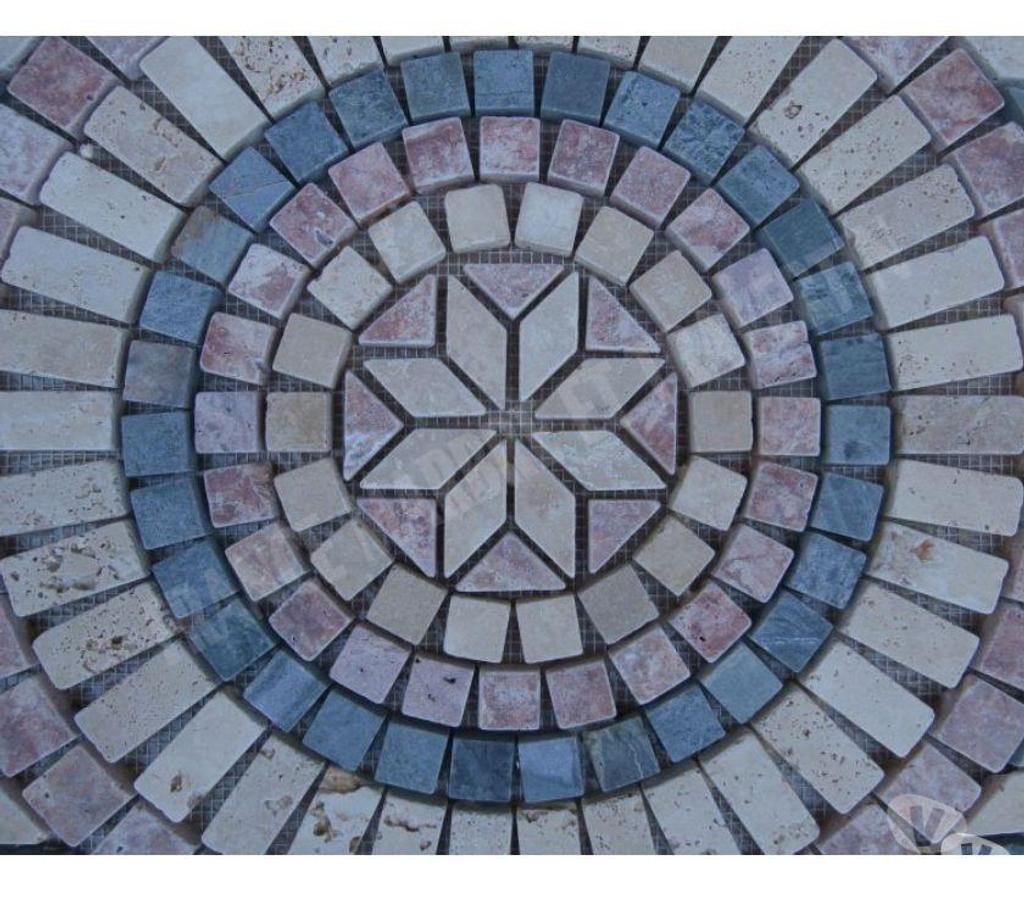 Var Forcalqueiret - 83136 - Photos Vivastreet Travertin Mixte Rosaces 61 x 61 cm