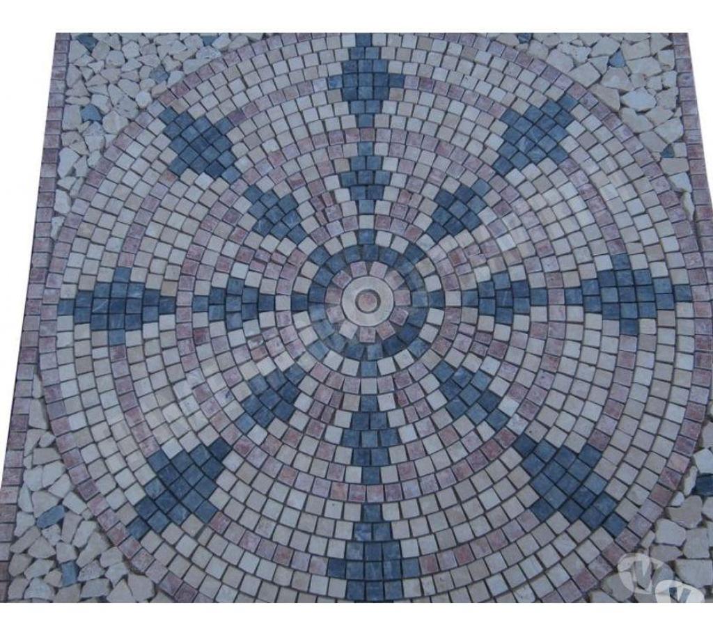 Var Forcalqueiret - 83136 - Photos Vivastreet Travertin Mixte Rosaces 91,5 x 91,5 cm