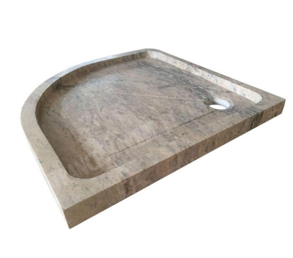  Var Forcalqueiret - 83136 - Photos Vivastreet Travertin Gris Silver Bac A Douche Angle 80x80 cm