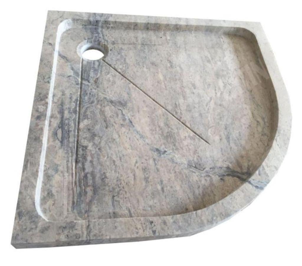  Var Forcalqueiret - 83136 - Photos Vivastreet Travertin Gris Silver Bac A Douche Angle 80x80 cm