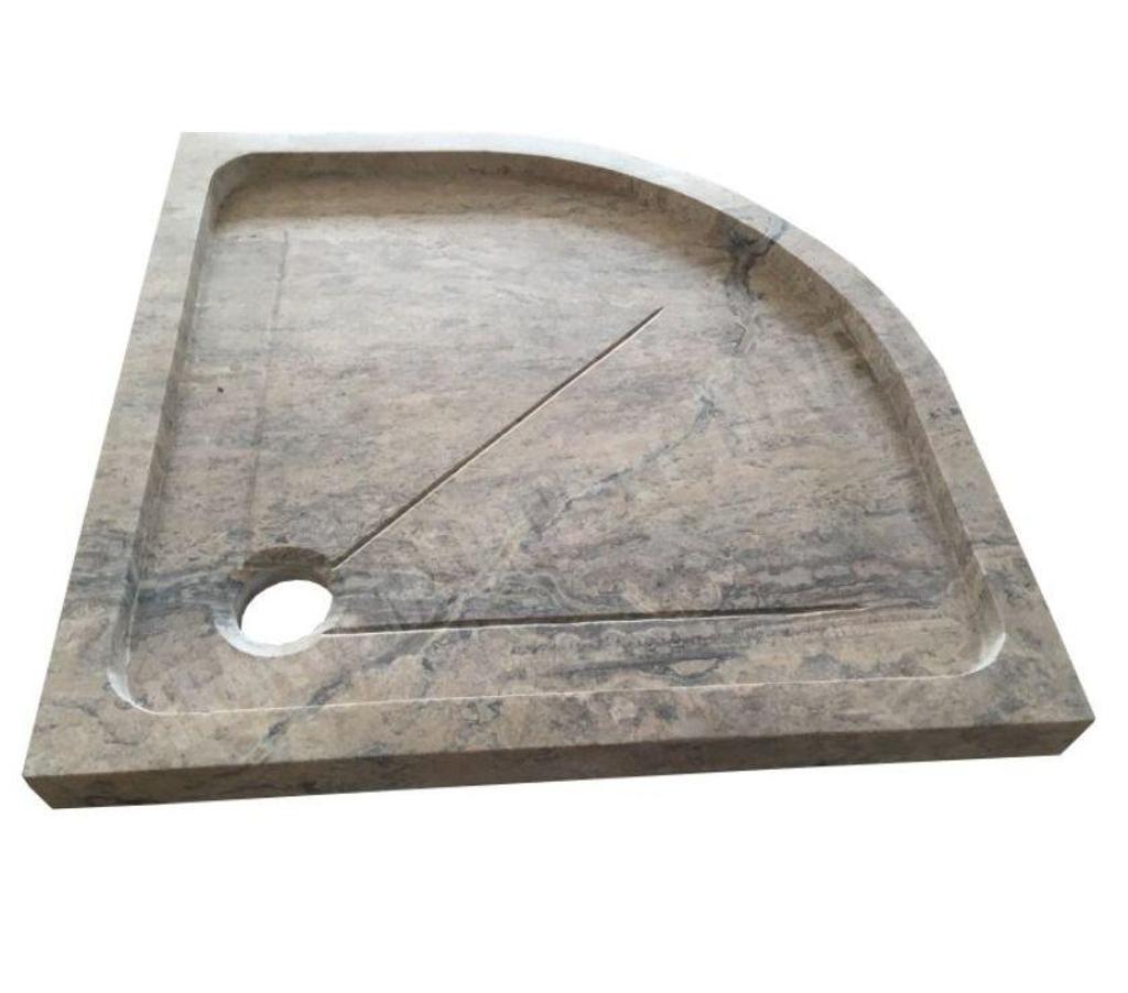  Var Forcalqueiret - 83136 - Photos Vivastreet Travertin Gris Silver Bac A Douche Angle 80x80 cm