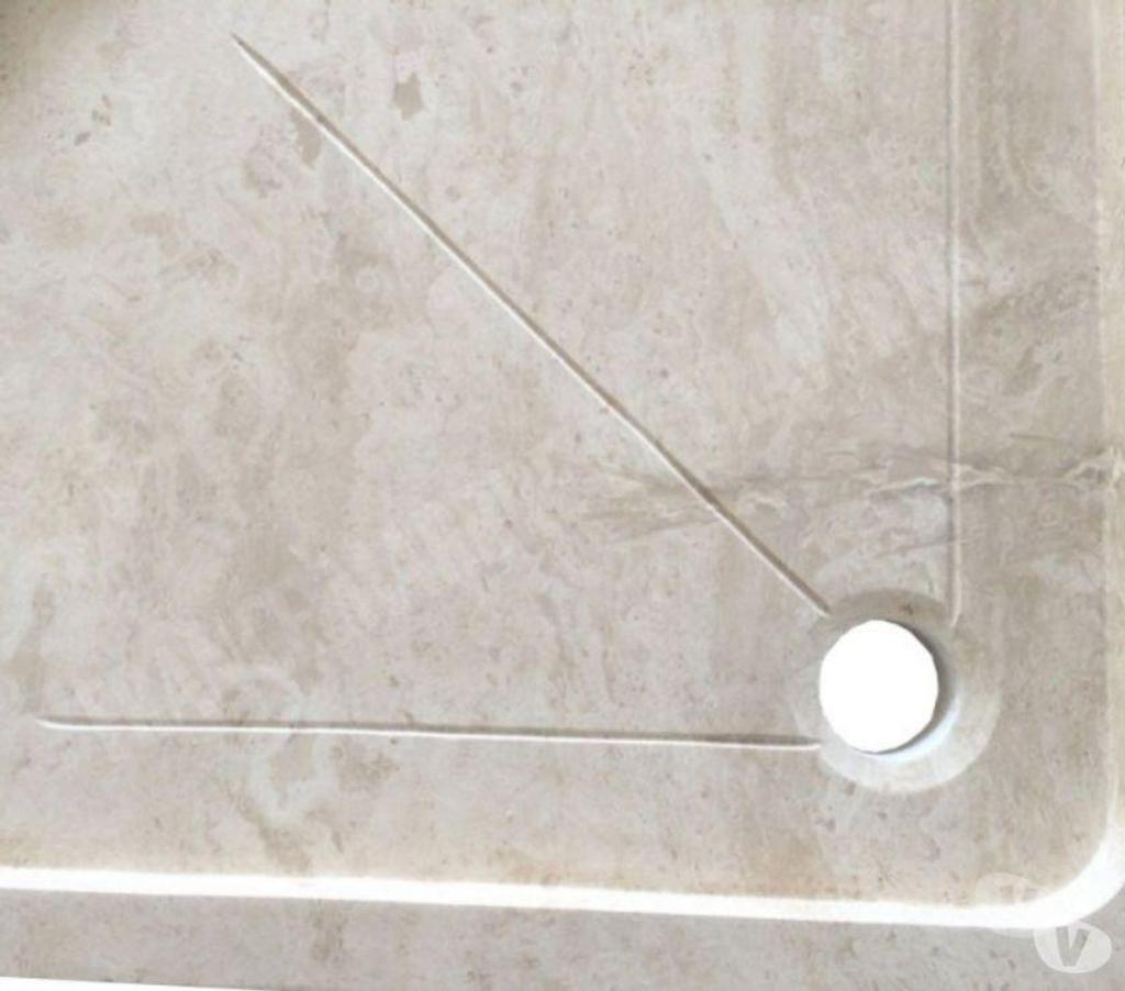  Var Forcalqueiret - 83136 - Photos Vivastreet Travertin Classique Beige Bac A Douche Angle 80x80 cm