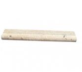 Travertin Noce Marron Moulure Ogee 3 30,5 x 4,5 cm