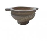 Travertin Classique Beige Bassin de Bain 45 x 45 cm
