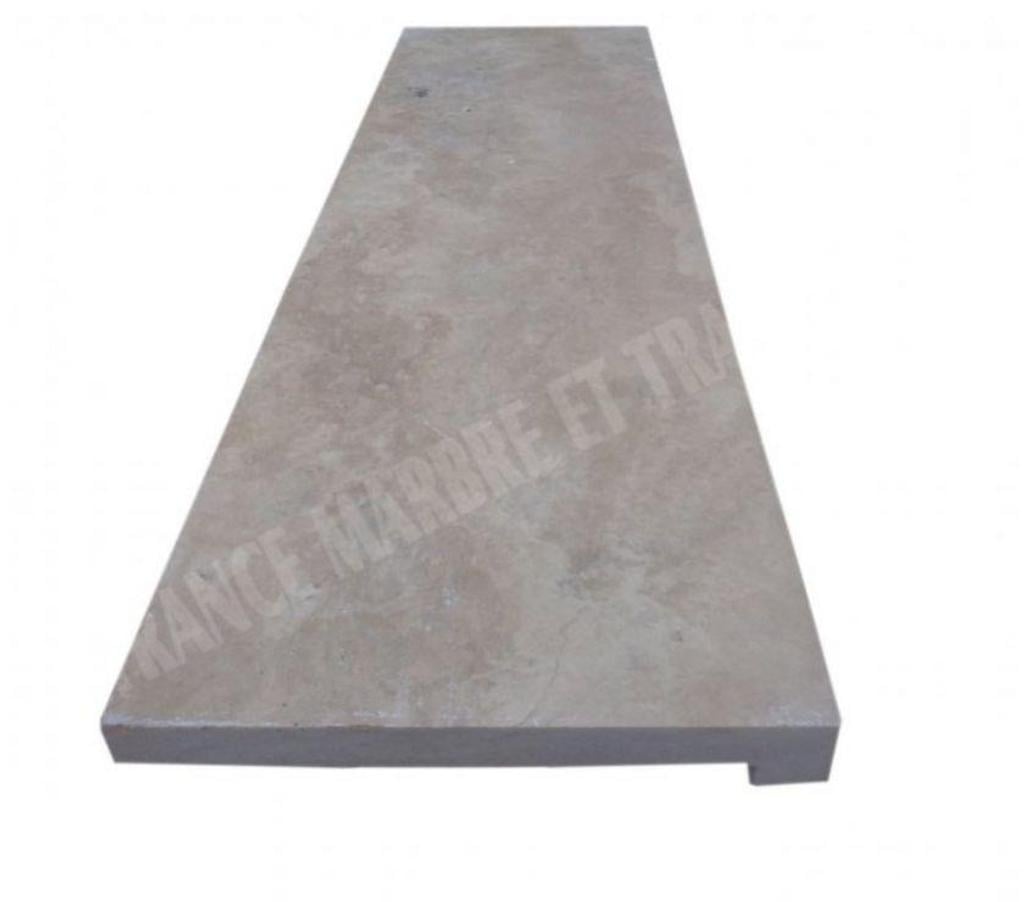  Var Forcalqueiret - 83136 - Photos Vivastreet Travertin Classique Beige Nez de Marche Droit 120x30 cm