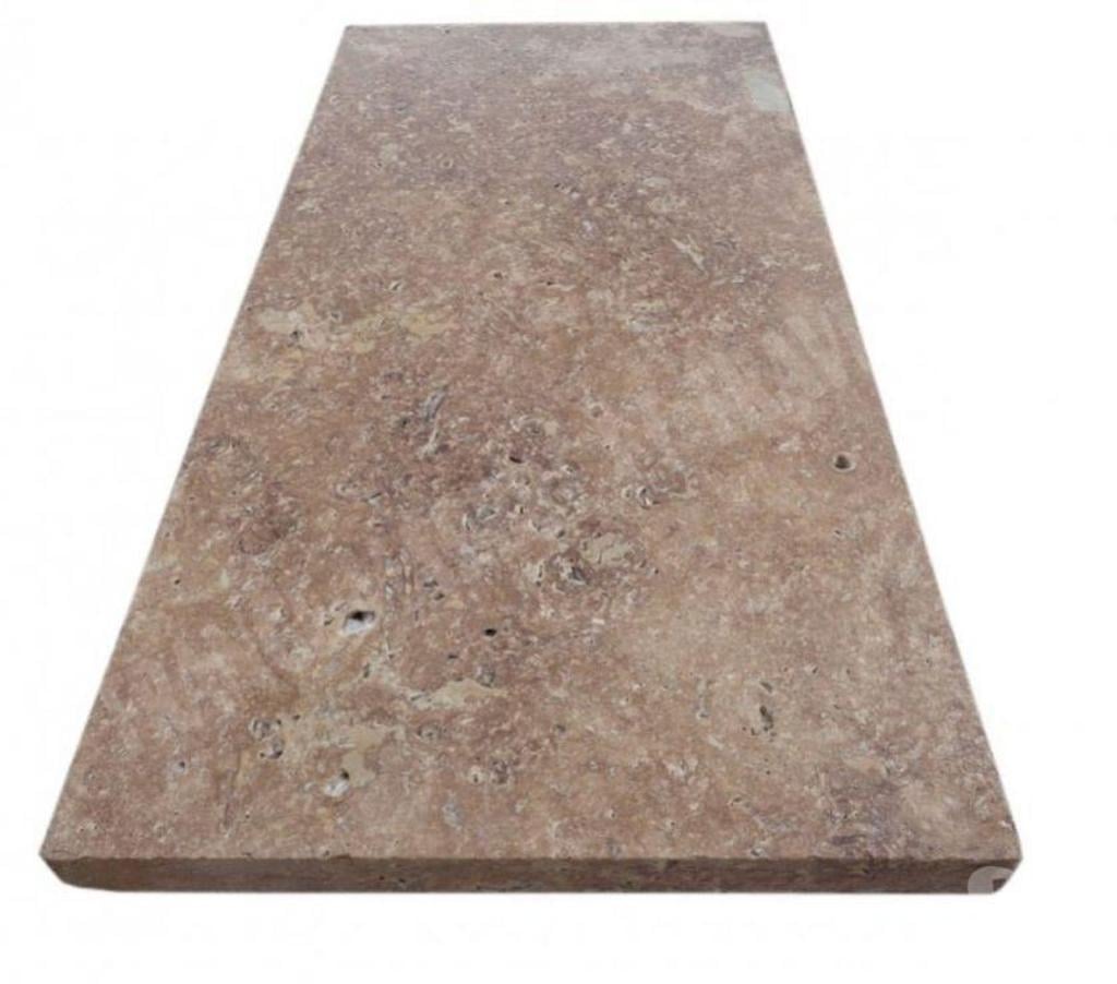  Var Forcalqueiret - 83136 - Photos Vivastreet Travertin Noce Marron Margelle de Piscine Bord Droit 30x60cm