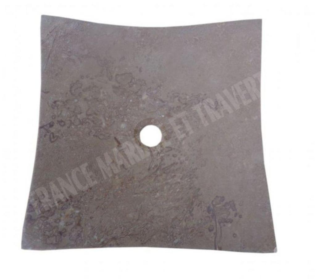 Décoration - art Var Forcalqueiret - 83136 - Photos Vivastreet Travertin Noce Marron Vasque Carré 40x40 cm