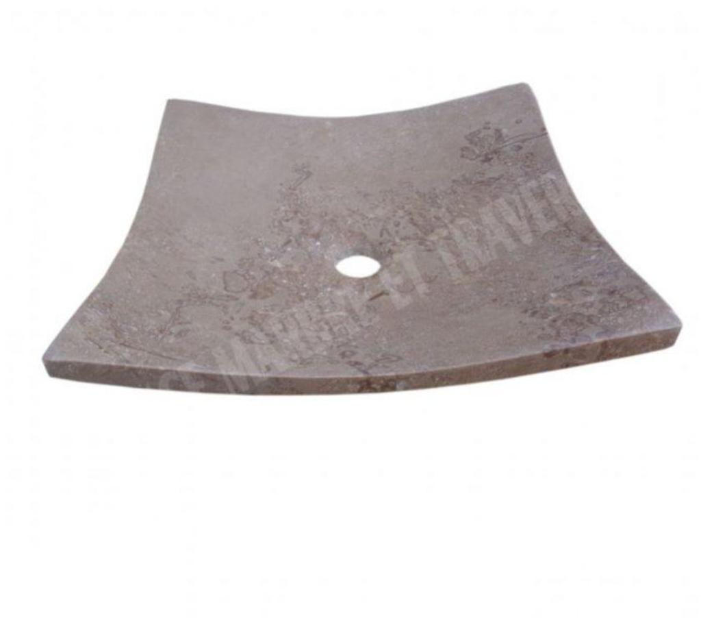 Décoration - art Var Forcalqueiret - 83136 - Photos Vivastreet Travertin Noce Marron Vasque Carré 40x40 cm