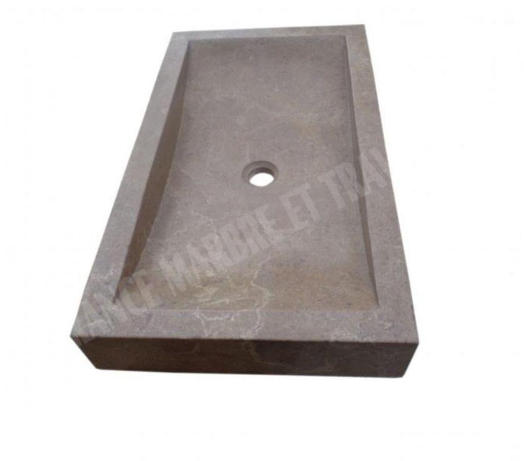 Décoration - art Var Forcalqueiret - 83136 - Photos Vivastreet Travertin Noce Marron Évier 40x70 cm