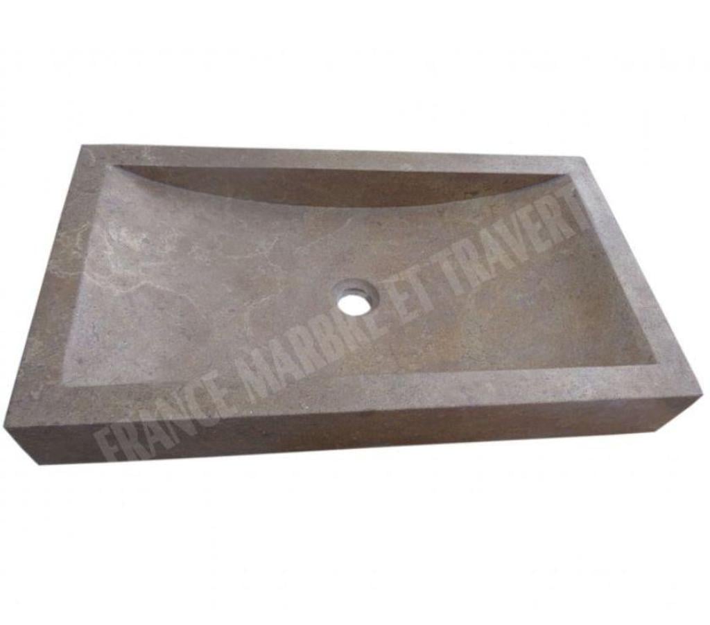 Décoration - art Var Forcalqueiret - 83136 - Photos Vivastreet Travertin Noce Marron Évier 40x70 cm