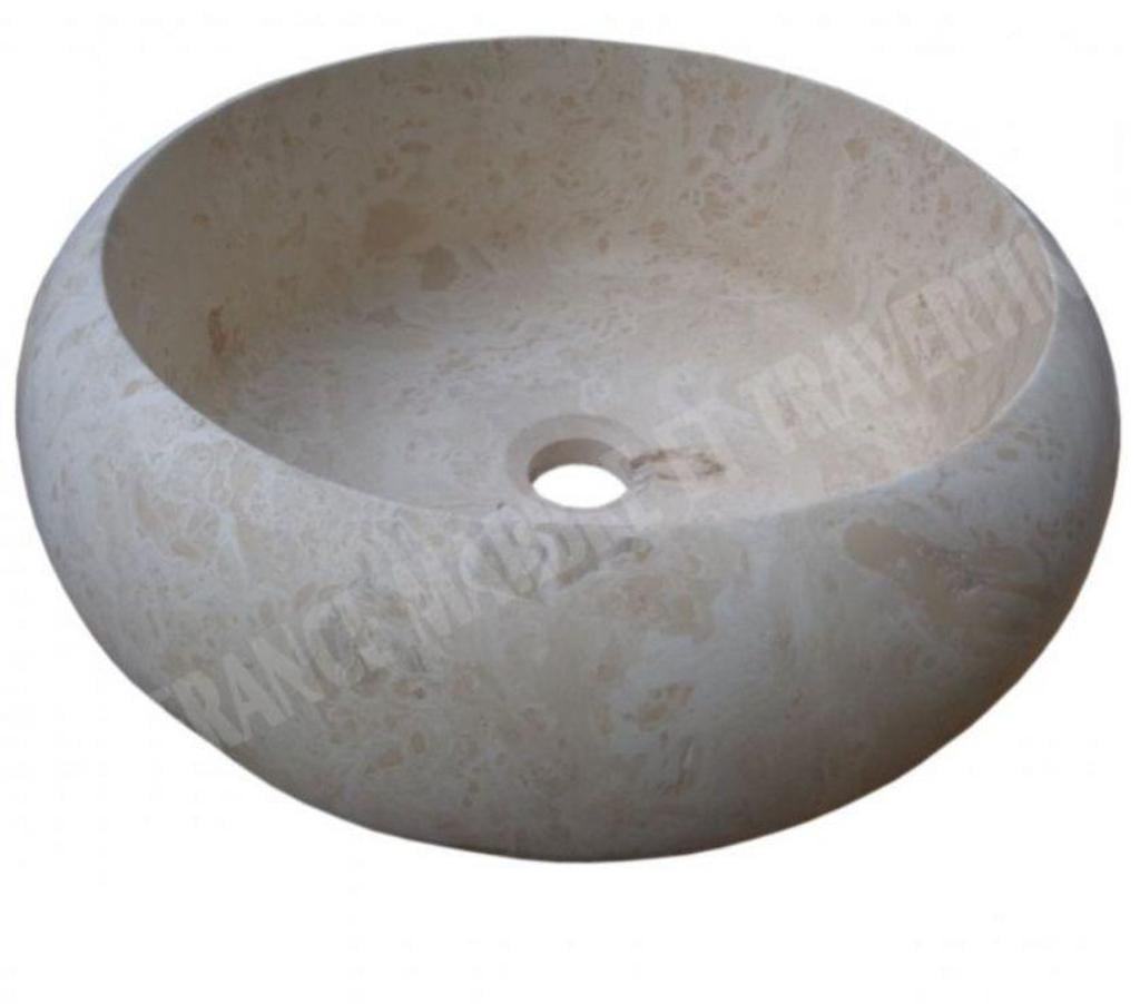 Décoration - art Var Forcalqueiret - 83136 - Photos Vivastreet Travertin Classique Beige Vasque Lentille