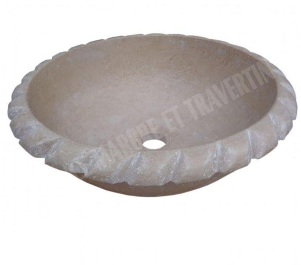 Décoration - art Var Forcalqueiret - 83136 - Photos Vivastreet Travertin Classique Beige Vasque Bol Corde