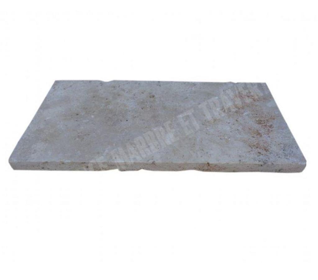 Décoration - art Var Forcalqueiret - 83136 - Photos Vivastreet Travertin Classique Nez de Marche Droit 30x60 cm