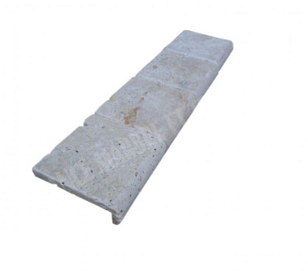 Décoration - art Var Forcalqueiret - 83136 - Photos Vivastreet Travertin Classique Nez de Marche Arrondi 10x10 cm